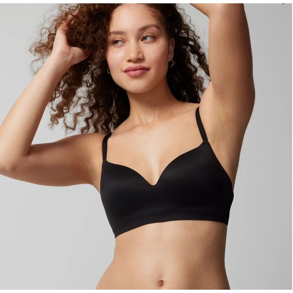 Soma Enbliss Wireless Bra Black Full Coverage Seamless Comfort 38C No Wire